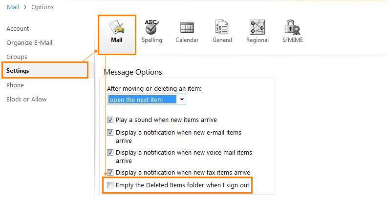 outlook for mac 2016 deleted items shown as not read